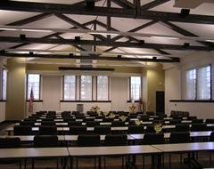Conference Room A - Classroom/Standard Setup - Each Table Seats 2